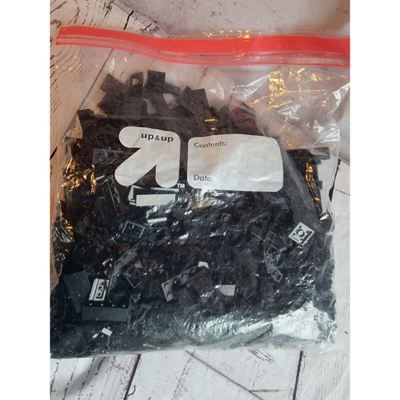 LEGO Bulk 1 Lb Lot Black Variety Of Pieces - Picture 2 of 4